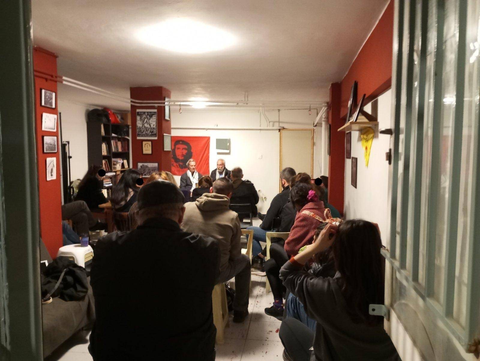 Από την Εκδήλωση – Συζήτηση στον πολιτικό χώρο του Διαρκή Αγώνα στην Αθήνα εν όψει της αντιιμπεριαλιστικής – αντιπολεμικής διαδήλωσης στη Λάρισα