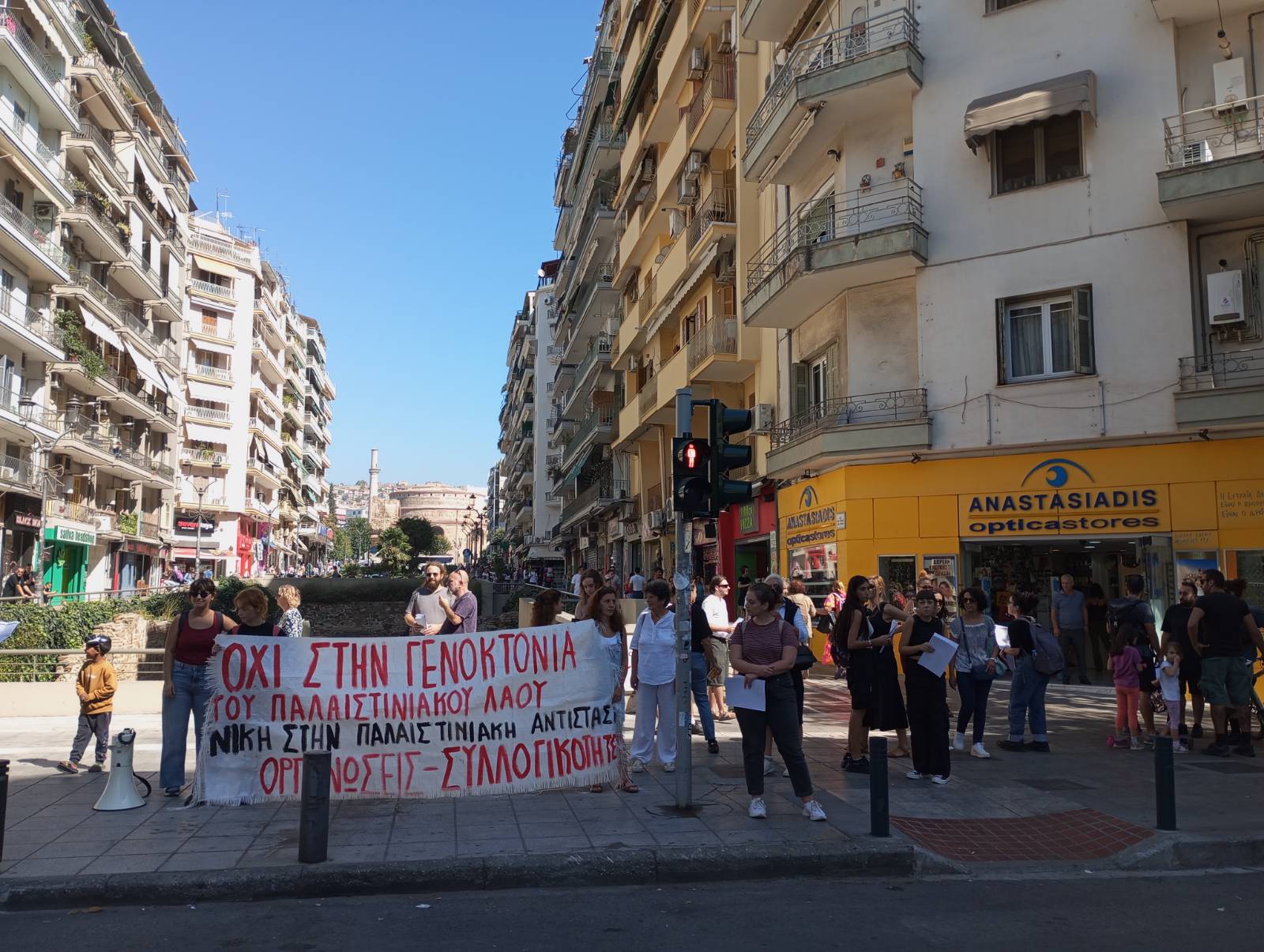 Παρέμβαση αλληλεγγύης στον παλαιστινιακό λαό [Θεσσαλονίκη – κέντρο]